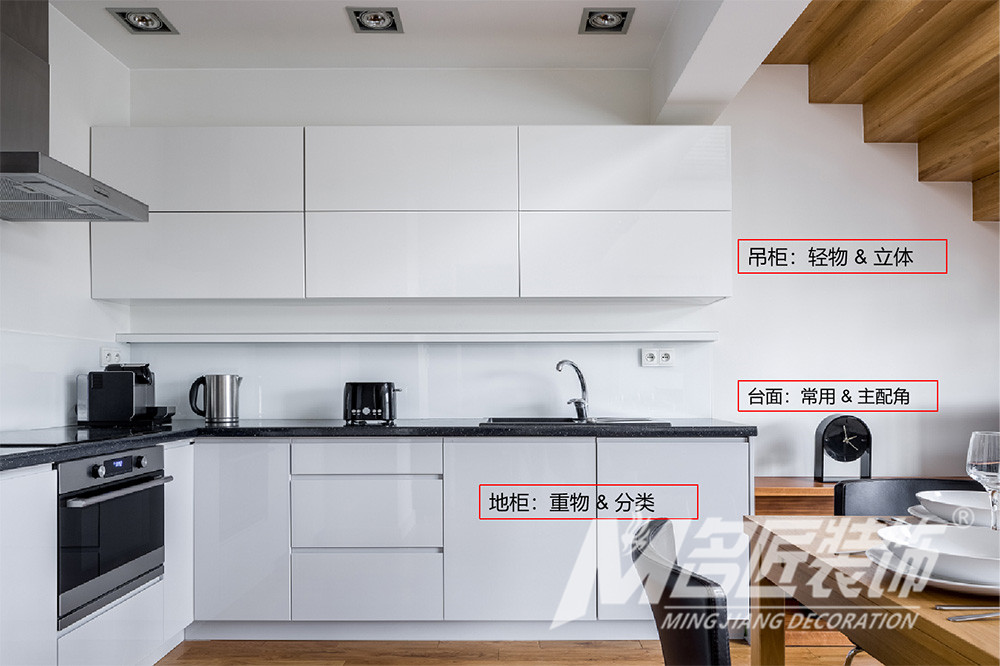 合肥厨房室内装修设计规划，让空间扩容提升厨房的收纳能力